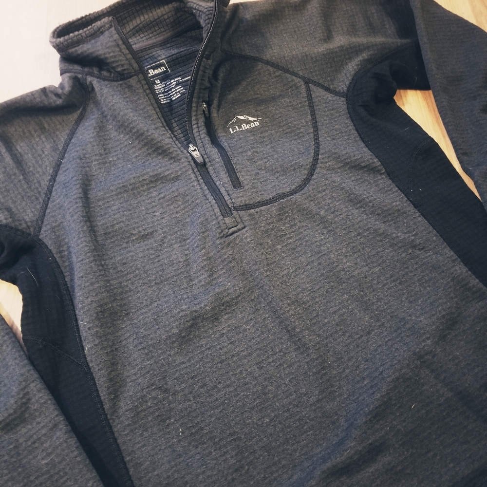 L.L. Bean Women's 1/4 Zip Fleece Pullover Medium